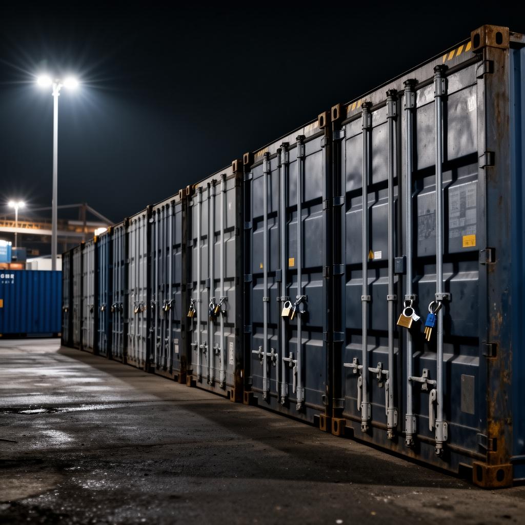 Locked container storage at Pegasus Warley